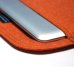 Photo4: buzzhouse design Handmade felt cace for MacBook Air13&MacBook Pro13 with Retina Display Orange (Made in Japan) (4)
