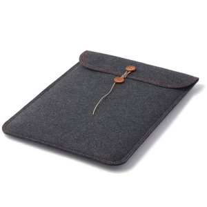 Photo1: buzzhouse design Handmade felt cace for MacBook Air13&MacBook Pro13 with Retina Display Black (Made in Japan)