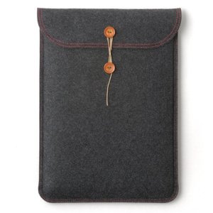 Photo2: buzzhouse design Handmade felt cace for MacBook Air13&MacBook Pro13 with Retina Display Black (Made in Japan)
