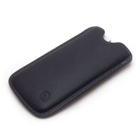 buzzhouse design Handmade leather case for iPhone 6 Black (Made in Japan)