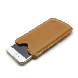 Photo2: buzzhouse design Handmade leather case for iPhone 6 Brown (Made in Japan)