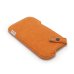 Photo1: buzzhouse design Handmade felt case for iPhone 6 Orange (Made in Japan) (1)