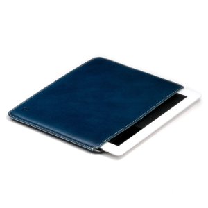 Photo: buzzhouse design Handmade leather case for iPad mini with Retina display Blue (Made in Japan)