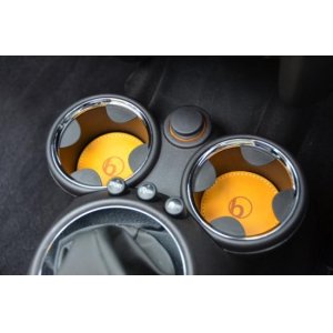 Photo: BMW MINI Drink Leather Holder Camel (Made in Japan)