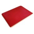 Photo1: buzzhouse design Handmade leather case for iPad Air Red (Made in Japan)