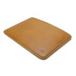 Photo1: buzzhouse design Handmade leather case for MacBook Pro14  Brown (Made in Japan)