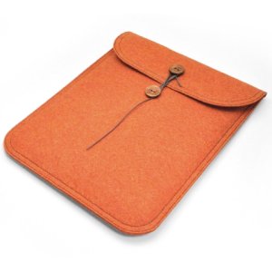 Photo: buzzhouse design Handmade felt case for iPad with Retina display/iPad2 Orange (Made in Japan)　