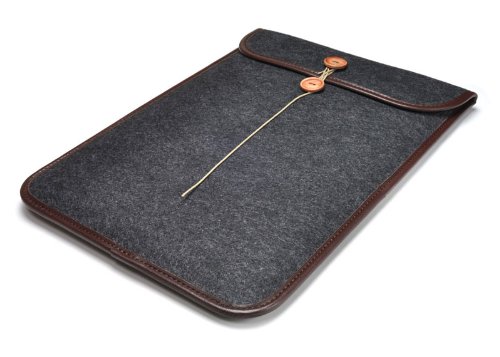 Photo2: buzzhouse design Handmade felt cace Delux for MacBook Pro13 Late2016 (Made in Japan)