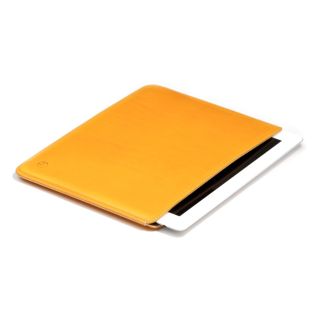 Photo1: buzzhouse design Handmade leather case for iPad 2022 Camel (Made in Japan)