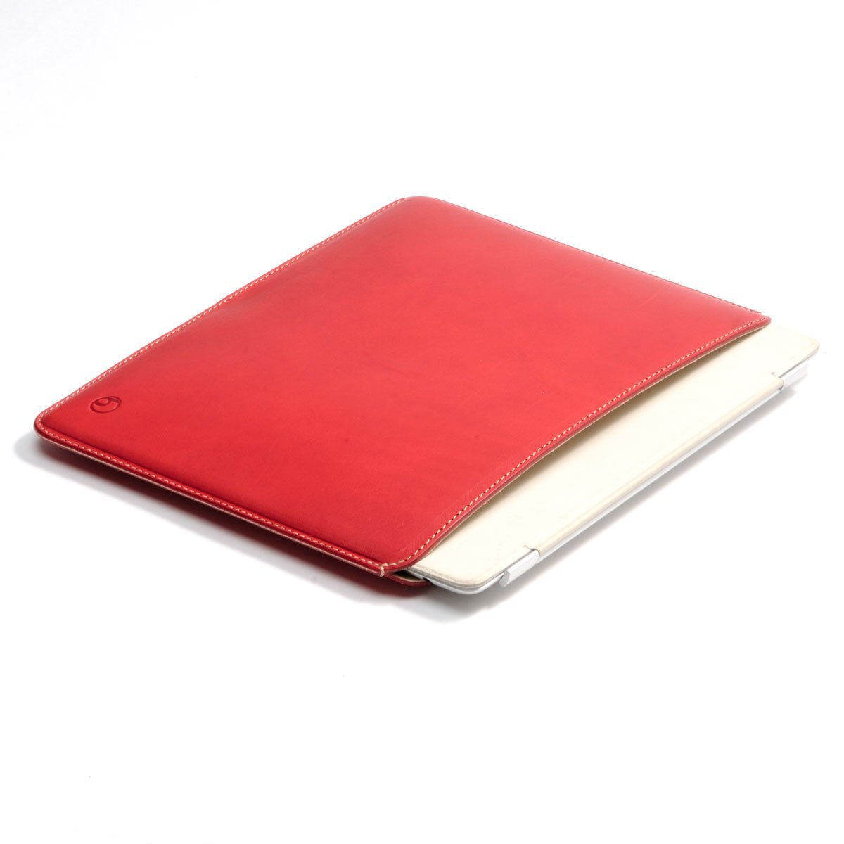 Photo: buzzhouse design Handmade leather case for iPad mini with Retina display Red (Made in Japan)