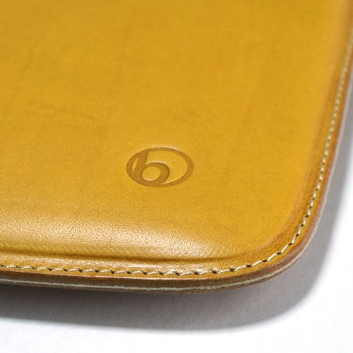 Photo5: buzzhouse design Handmade leather case for MacBook Air13 Camel (Made in Japan)