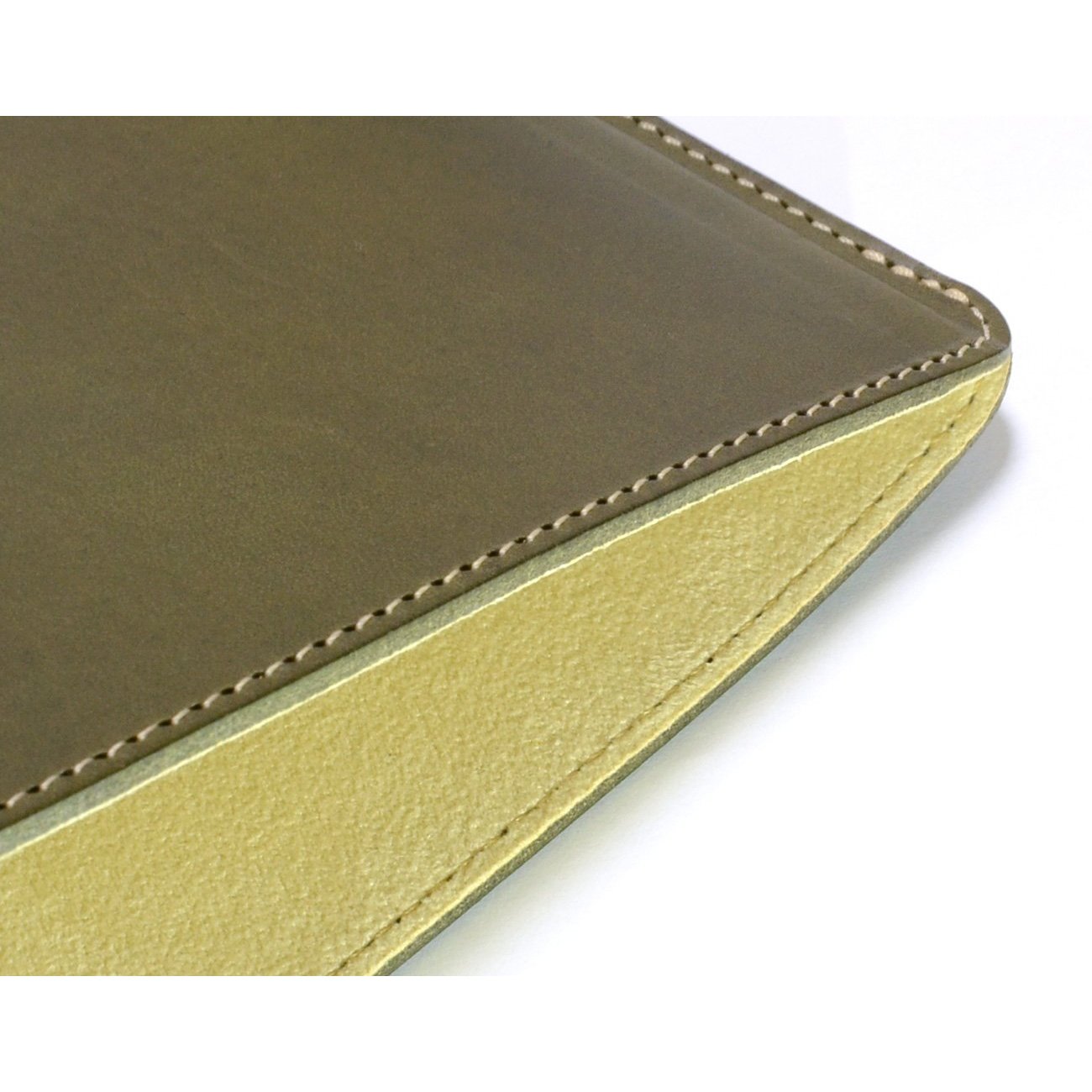 Photo5: buzzhouse design Handmade leather case for iPad mini with Retina display Green (Made in Japan)