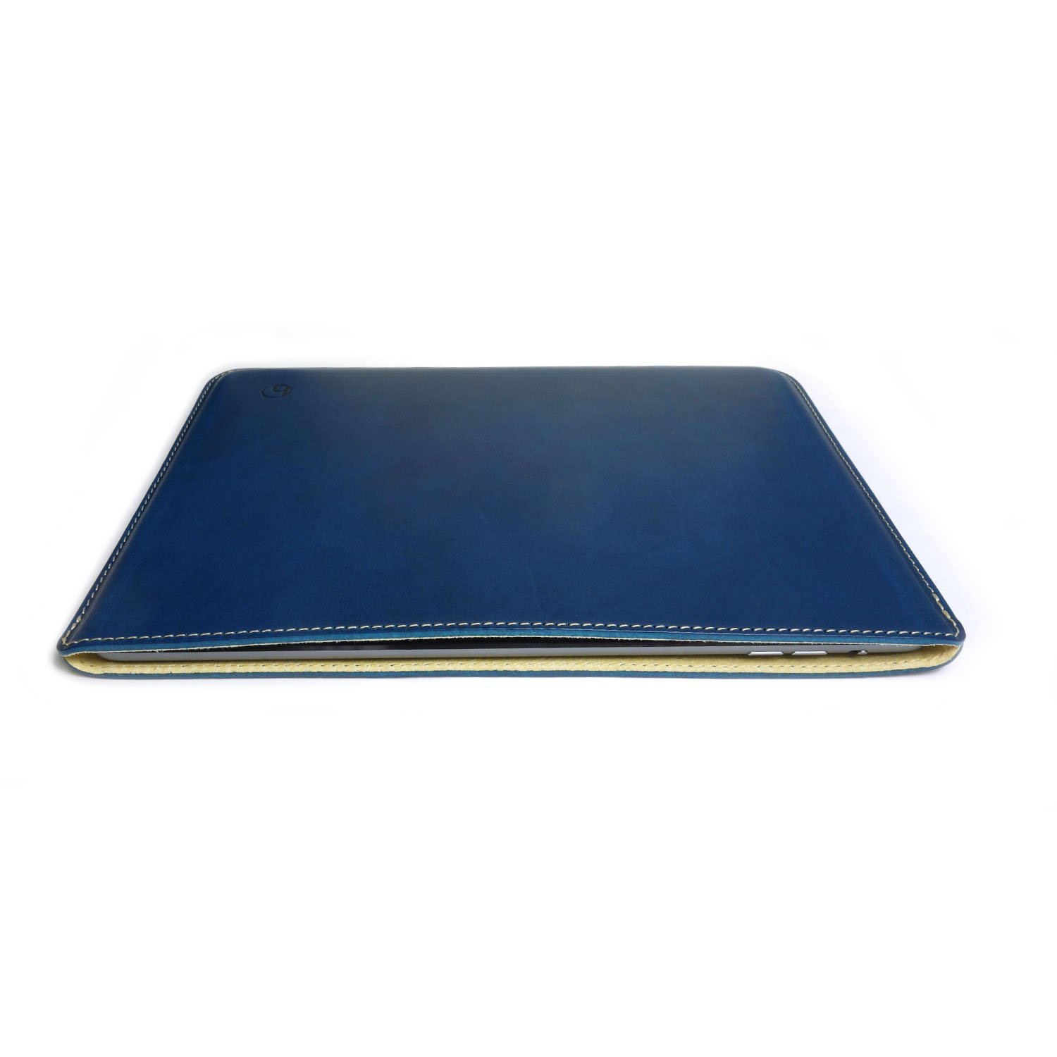 Photo5: buzzhouse design Handmade leather case for iPad Air Blue (Made in Japan)